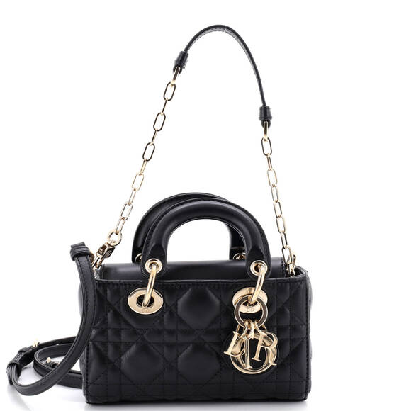 Christian Dior Handbags - Christian Dior Micro Lady D-Joy Bag Cannage Quilt Lambskin